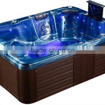 6 person unique design outdoor spa with TV