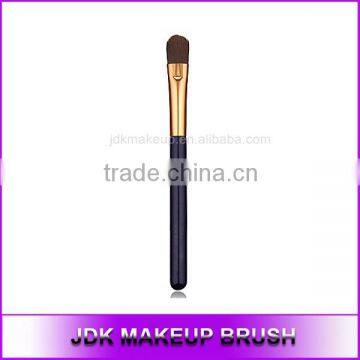 Hot Sale Fashion Purple Gold Ferrule Brown Oval Top Concealer Brush