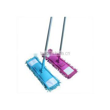 Popular Microfiber Chenille Noodle Flat Mop Chenille Mop Set With Extendable Handle 120CM