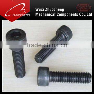 black grade 12.9 DIN912 hex socket cap head screw