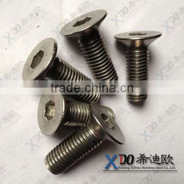 S.S 1.4404 / 1.4438 hex socket countersunk head cap screws 1.4845 / 1.4435