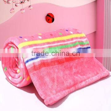 New Design Polyester Super Soft Flannel Blanket China Factory