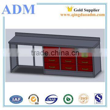 Mobile Roller Tool Cabinet Trolley With Door Drawers photo-4
