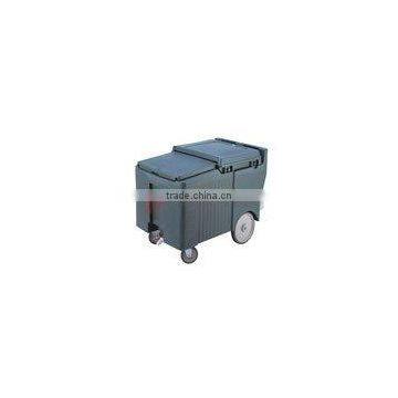 Rotomold ice caddy ice container