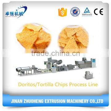 Tortilla doritos corn chips machine process line