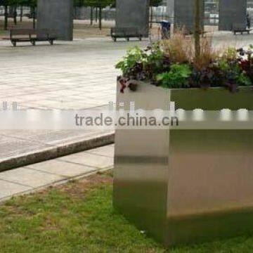 stainless steel square planter