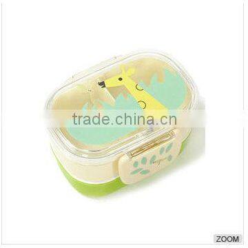 Customized clear plastic storage box with dividers