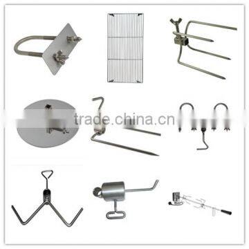 Food grade stainless steel spit rostisseire BBQ grill Accessories