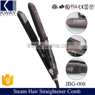 2016 Best Gift Magic Steam Hair Straightener Brush Beauty Hair Straightening Machine Price