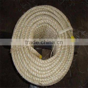 Braided natural sisal(manila ) rope in hot sale mafe in china