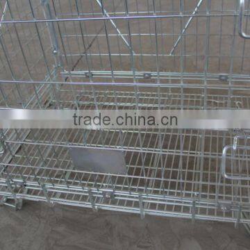 Best-selling Metal Wire Mesh Container With 4 Legs Metal Storage Cage photo-3