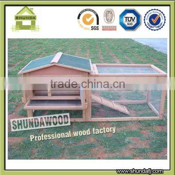 SDR015 Outdoor Wooden Rabbit House Rabbit Hutch Manufacturers photo-3