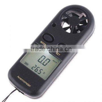 LCD Wind Speed Gauge Meter Anemometer NTC Thermometer