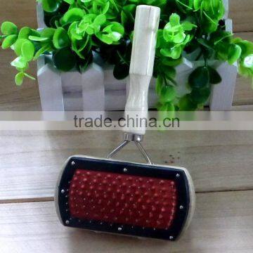 pet grooming wooden square dog comb pet brush