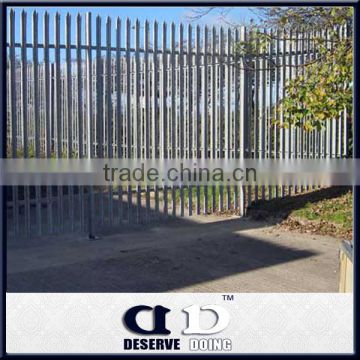 Galvanized & Polyester powder painting palisade fence