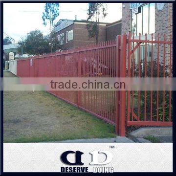 Iron picket fence steel picket fencing