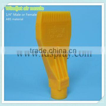 Female thread middle one hole ABS plastic windjet copressed air nozzle