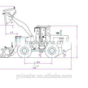 China Wheel Loader Weichai Deutz Engine 1.7CBM Mini Wheel Loader YN935 SHAN DONG Yineng Luneng Machinery photo-6