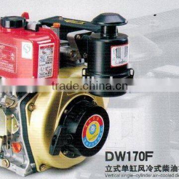 single cylinder air cooled disel engine DW170F