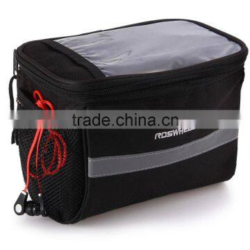 Roswheel 3.5L Bike Handlebar Bag Bicycle Cycling Supplies Front Tube Pocket 600D Map Pack for Riding Cycling photo-5