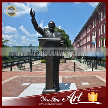 Life Size Bronze Speech Martin Luther King Statue At The Podium