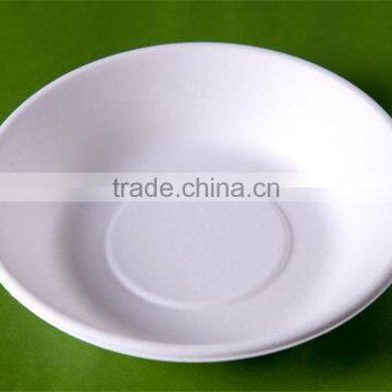 7inch disposable sugarcane shallow bowls 190x40 L006