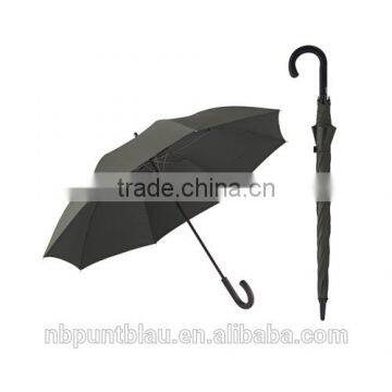 hot selling automatic umbrella with rubber handle and fiberglass frame