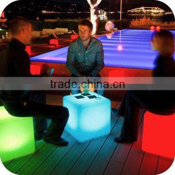 Light Magic illuminated glowing cube led for outdoor garden use