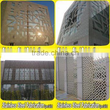 Perporated Stainless Steel Sheet Metal Cladding for Wall Decoration