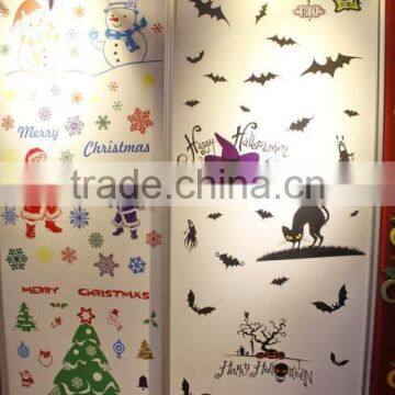 2016 Halloween Decorative Windows Showcase Jelly Gel Sticker Glass Window Decoration Sticker photo-3