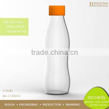 Promotion Transparent Fancy Glass Cola Bottle photo-5
