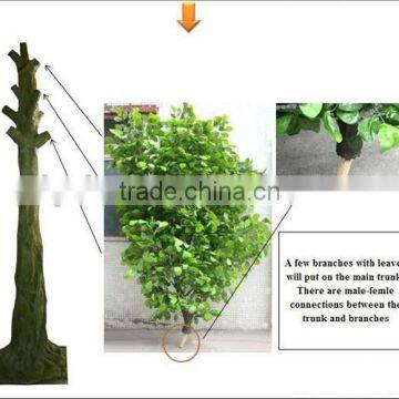 Real Touch Factory Gloden Artificial Ficus Tree Fake Banyan Tree photo-5