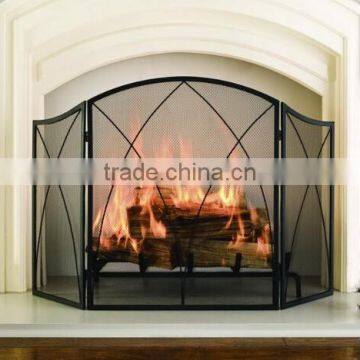 Fireplace 3-panel Folding Screen photo-2