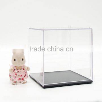 Clear Acrylic/Plastic Doll Box for Display Case Dustproof Tray Protection Cube 3.9"H photo-6