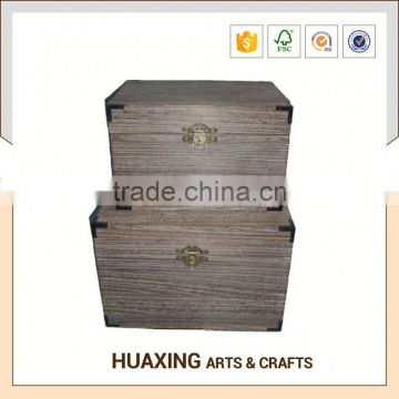 Customized wooden box for whiskey for sale