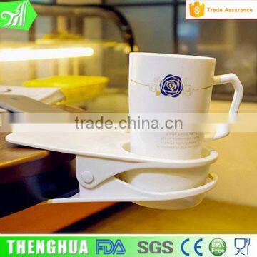 Custom Logo Plastic Table Cup Holder Coffee Drinklip Cup Holder Cilp photo-3