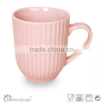Simple Design Ceramic Coffee Mug Cup Engrave Ceramic Mug photo-2