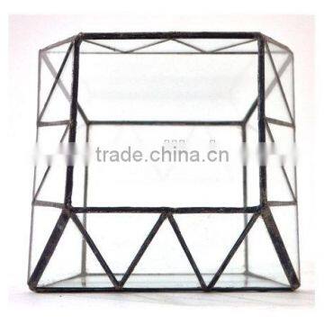 Handmade Quartz Glass Fruit Holder Terrarium photo-5