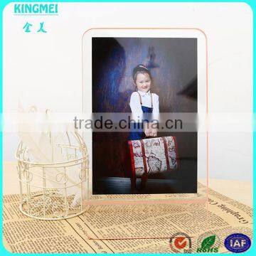 Custom China Supplier Acrylic Photo Frames Wholesale 3x5 Clear Colored Acrylic Frame With Magnet photo-5