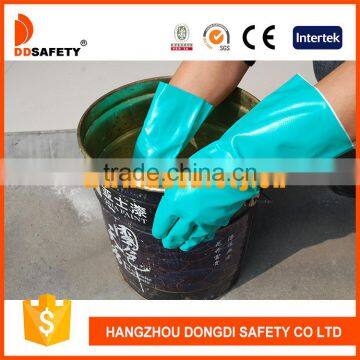 DDSAFETY Hot Sale Long Green Nitrile Gloves