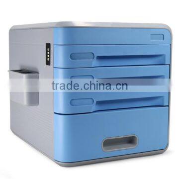 mini file cabinet with code lock. paper organizer