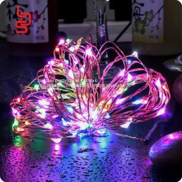 Waterproof Led Soft Copper Wire Christmas Tree Decoration Light Light Set Firefly Rice Smd Light String photo-3