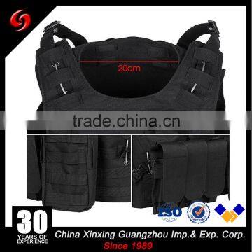 600D Ruggedized Oxford Space Mesh Velclor Men Outdoor Adjustable Size Security Molle Army Tactical Vest