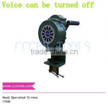 Army Green LK-100 Type 110decible Folding Handle Hand Operated Sirens,Manual Operated Alarm photo-4