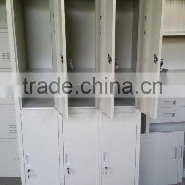 Metal Six-door Locker With One Shelf for Storage photo-2