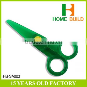 Factory price HB-SA003 Full Plastic Material Kids Scissors