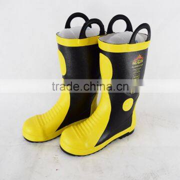 Much burliness fire resistant safety boots with steel toecap