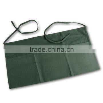 wholesale plain half waist apron with tool pocket
