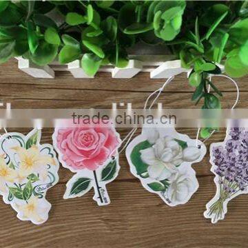 2015 flowers paper air fresher /freshener/freshner for lovers