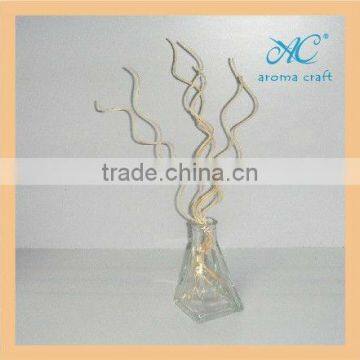 customized curly shape natural color aroma diffuser rattan reed sticks